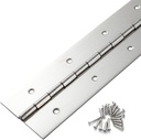 Marine Grade Heavy Duty Piano Hinge 36 Inch x 2 Inch Width, True 0.060'' Thick Stainless Steel Piano Hinge for Heavy Duty Cabinet, Door, Toolbox, Metal Plate, Furniture, Industrial Project