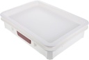 Pizza Dough Proofing Tray Lid Sturdy Folding Storage Box for Bread Dough Cheese Slice Storage Bread Proofing Box Compact Easy to Clean