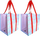 the buti-bag company Reusable Shopping Bags Stay Open Premium Wipe Clean Laminated Totes XL