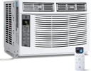 6000 BTU Window Air Conditioner, Cools up to 250 Sq. Ft., Energy Saving Window AC Unit with Remote & App Control & Timer Function & Easy Install Kit, Perfect for Small Bedroom, Living Room