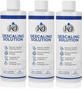 K&J 3-Pack Universal Descaling Solution - USA MADE - Descaler for Keurig, Cuisinart, Breville, Kitchenaid, Nespresso, Delonghi, Krups, and all other coffee brewers
