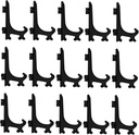 PRETYZOOM Elegant 24pcs Curved Plate Holders Lightweight Display Rack Photo Frame Stand for Artwork Books Collector Plates