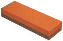 Norton Combination Grit Abrasive Benchstone, Aluminum Oxide, 6" Length x 2" Width x 1" Height