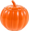 Fall Storage Jars: Pumpkin Canisters With Airtight Lid Halloween Cookie Jars For Farmhouse Autumn Thanksgiving Home Kitchen Countertop Decor Orange