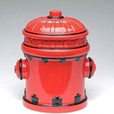 Who Let the Dawgs Out Fire Post Cookie Jar, 10-Inch