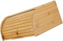 Bamboo Bread Box Sliding Lid Stylish Corner Storage for Fresh Bread Pastries and Snacks Kitchen Organizer for Countertop Use