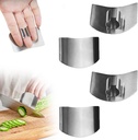 Stainless Steel Finger Guard, 4PCS Finger Protector Finger Guard For Cutting Kitchen Tool Finger Guards for Cutting Food, Protector Avoid Hurting When Cutting, Slicing and Dicing in Kitchens