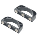 2Pcs Magnetic Ice Maker Scoop Holder Replacement, for Opal 1.0&2.0 Ice Maker, Grey