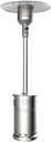 Nexgrill Sundara 92" Stainless Steel Outdoor Patio Heater, 48,000 BTUs, 2 Wheel Transport, Electronic Ignition, Easy Tank Access, Control Knob, Propane Heater for Porch, Garden, Backyard - 920-01001