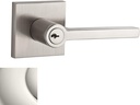 Baldwin ENSQUCSR141 Square Single Cylinder Keyed Entry Door Lever Set with Conte