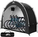 Happy Travel Bike Storage Shed Tent,Outdoor Portable Bicycle Storage Sheds with 210D Oxford Fabric PU4000 Waterproof for 2/3/4/6/8 Bikes,Bike Covers Shelter for Motorcycle,Garden Tools,Toys,Lawn Mower