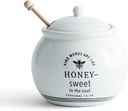 DaySpring - Sweet to The Soul - Inspirational Ceramic Honey Pot with Wood Dipper, 16 Oz (J2057)