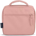 JanSport Lunch Break Insulated Cooler Bag - Leakproof Picnic Tote, Misty Rose
