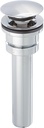 Universal Pop up Bathroom Sink Drain Waste Set Assemby, Starlight Chrome