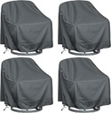 Outdoor Swivel Lounge Chair Cover 4 Pack,Waterproof Heavy Duty Outdoor Chair Covers, (33" W X 35" D X 38.5" H) Patio Furniture Cover
