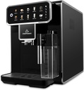 Fully Automatic Espresso Machine 12 Cup Coffee Maker One-Touch Cappuccino/Latte/Americano/Espresso with Self-Cleaning & Adjustable Grinder for Home/Office/Coffee Lovers/Busy Workers/Small Cafés