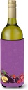 Caroline's Treasures BB5132LITERK Fruits and Vegetables in Purple Wine Bottle Hugger Bottle Cooler Sleeve Hugger Machine Washable Collapsible Insulator Beverage Insulated Holder