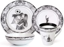 The Nightmare Before Christmas 16-Piece Dinnerware Set | Ceramic Dish Set White