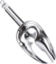 Zerodeko Stainless Steel Ice Scoop Tablespoon Scooper for Freezer Small Scooper for Ice Cubes Candy and Popsicles