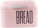 qiuqiu Countertop Thicken Bread Bin Storage Box with Lid for Loaves Pastries Cakes Biscuits 2.5L Large Capacity-Pink