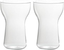 BestAlice 2pcs Juice Glasses Drinking Glasses Cups Iced Coffee Cup for Ice Coffee Bar Accessories Glass Tumbler Aesthetic Cute Mugs Beer Glasses, Water Glasses, Bar Glass, Wine, Juice, Iced Tea