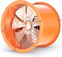 Exhaust Fan High-speed Inline Duct Ventilation Fan Industrial Exhaust Fan Household Kitchen Ventilator 16-inch Commercial Powerful Vent Fan, 280W Ventilation Extractor Fans