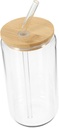 High Temperature Resistant Glass Cup with Lid and Straw Beverage Tumbler for Milk Tea Juice and Cocktails for Home Decor and Parties
