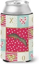 Caroline's Treasures CK5537CC Newt Can or Bottle Hugger, Red Cooler Washable Drink Sleeve Collapsible Beverage Insulated Holder, Can Hugger, Multicolor