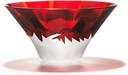 タジマガラス(Tajimaglass) Tajima Glass TG13-013-1R Hand Made Edo Glass, Ochoko, Mt. Fuji Celebration Cup, 1.8 fl oz (55 ml), Red, 1.9 fl oz (55 ml)