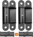 7" Heavy Duty Gate Hinge, Bolt or Weld on Hinge, Grease Zerk for Lubrication, Gate Hinges for Wooden Fences, Vehicular and Pedestrain Swing Gates, 1100 Pounds Capacity, 2 pack (Screws Included)