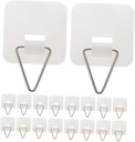 25pcs Heavy Duty Adhesive Plate Hangers for Wall Plate Holders Elegant Design Easy to Install