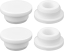6pcs Rubber Sink Spillover Covers, Silicone Bathroom Sink Spillover Hole Cover Reusable Sink Spillover Caps Round Sink Drain Insert Plug for Basin Trim Kitchen