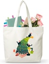 Christmas Tote Bag Gifts For Women, Reusable Xmas Shopping Bags For Friends