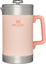 STANLEY Classic Stay-Hot French Press Coffee Maker 48 oz | 5 Minute Brew, 4 Hours Hot | Mesh Filter for Coffee Grounds | Insulated Stainless Steel French Press | BPA-Free | Limestone