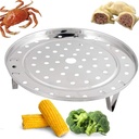 Steaming Rack Household Stainless Steel Cooking Ware Thickened Steaming Rack Stand (7.8 inch)