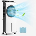 ARLIME Evaporative Air Cooler, 3-in-1 Portable Air Conditioner, AC Fan w/ 3 Modes, 24 Speeds Settings, 12H Timer & Remote Control, Swamp Cooler for Office, Bedroom, Home