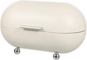 Bread Box Bread Holder Bread Keeper Bread Case with Lid Loaf Bread Container Bread Dispenser Metal Bread Bin Makeup Holder Bread Crisper Make up White Iron Distribution Box