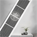 Exhaust Fan 15×60CM Ceiling Ventilation Fan, Rectangular Hidden Exhaust Fan, Powerful Low Noise Ceiling Ventilator Fan with Filter for Kitchen Bathroom Ventilation Extractor Vent Fans