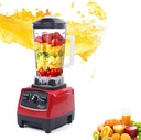 Blender 3HP 2200W Heavy Duty Commercial Grade Blender Mixer Juicer High Power Food Processor Ice Smoothie Bar Fruit Blender(US Stock) (Red)