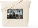 CafePress Vintage Angkor Wat Tote Bag Reusable Natural Beige Canvas Shopping Bag