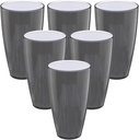 Well Home MOBILIARIO & DECORACIÓN Set of 6 WellHome Grey Glasses