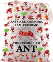 JNIAP Ant Lover Gift Ants Are Awesome Tote Bag Ant Owner Gift For Entomology