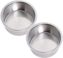 STARESSO Plus Accessory Filter Basket, 2 Packs 53mm 304 Stainless Steel Bottomless Portafilter Compatible with STARESSO Plus SP300 Portable Coffee Maker