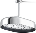 Kohler 26293-G-CP Statement® Oblong 12" single-function rainhead, 1.75 gpm, Polished Chrome