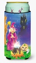 Caroline's Treasures APH2989TBC Witch and her Castle Tall Boy Hugger Can Cooler Sleeve Hugger Machine Washable Drink Sleeve Hugger Collapsible Insulator Beverage Insulated Holder