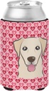 Caroline's Treasures BB5322CC Golden Retriever Can or Bottle Hugger Cooler Washable Drink Sleeve Collapsible Beverage Insulated Holder, Can Hugger, Multicolor