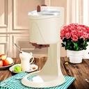 Ice Cream Makers, Fully Automatic Mini Fruit Soft Serve Ice Cream Machine Simple One Push Operation, Great for Making Healthy Soft Serve Sherbet,220V
