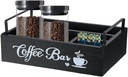 Coffee Station Organizer: Coffee Bar Storage Rack, Coffee Pod Holder, Cup Organizer & Accessories | Stylish Kitchen Organizer For Lover