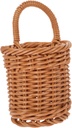 Hanging Woven Storage Basket for Kitchen Fruit Flower Display Wall Hanging Storage Organizer