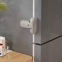 Mom's Choice Gold Awards Winner - EUDEMON 1 Pack Updated Child Proof Refrigerator/Fridge/Freezer Door Lock Apply to Max 1"(25mm) Sealing Strip for Toddlers and Kids, no Tools Need or Drill (Grey)